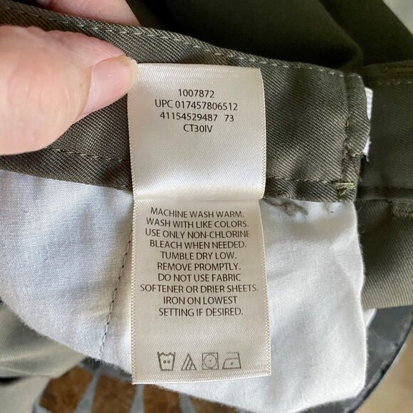 Haggar Mens Green Polyester Shorts Size 40 - Picture 5 of 8